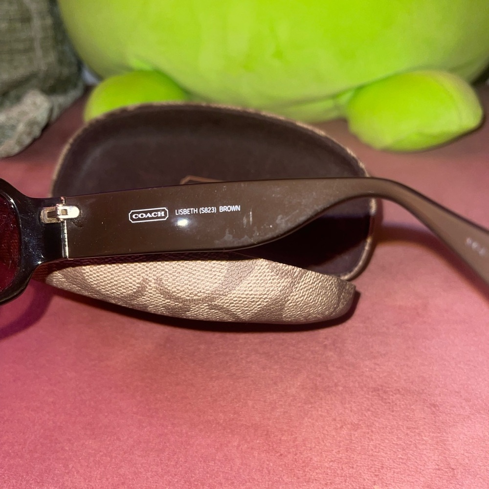Vintage Coach Lisbeth brown Sunglasses - Picture 4 of 5